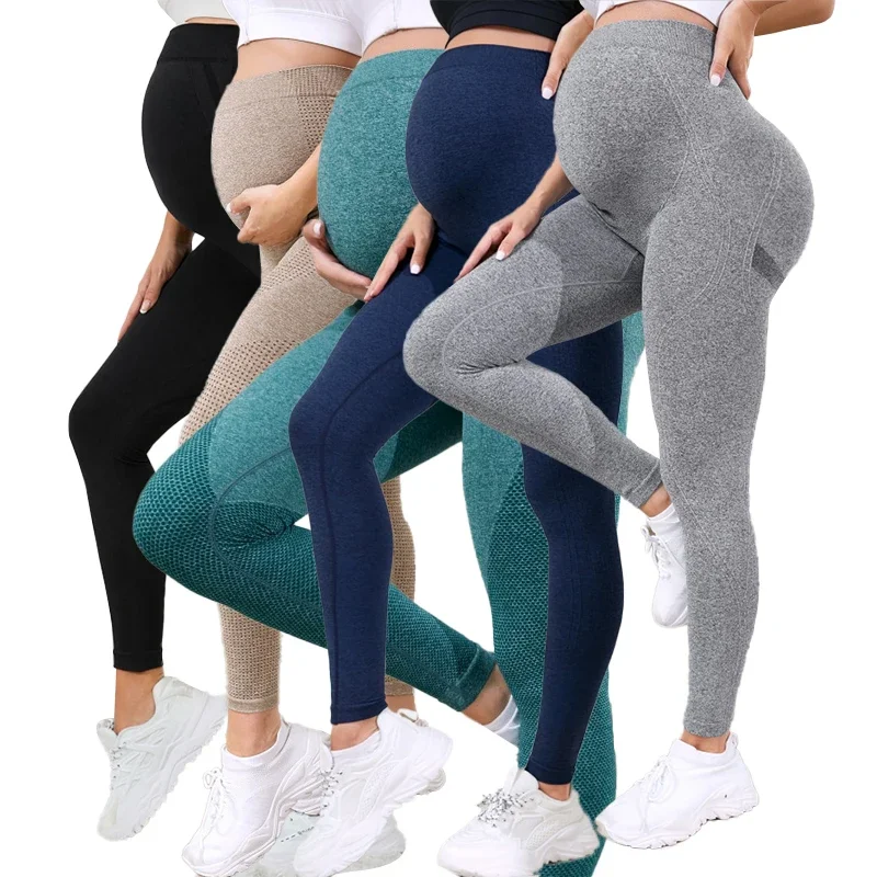 Maternity Wear - Zwangerschapsleggings Over De Buik Volle Lengte