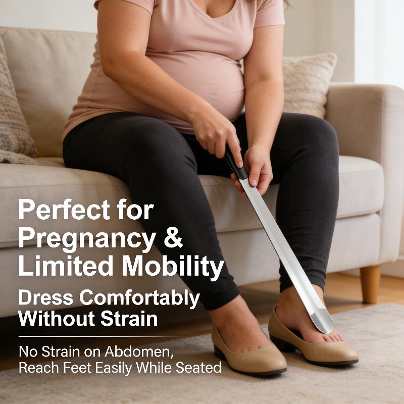 Metalen schoenlepel met lange  - Maternity Wear recensie en prijs