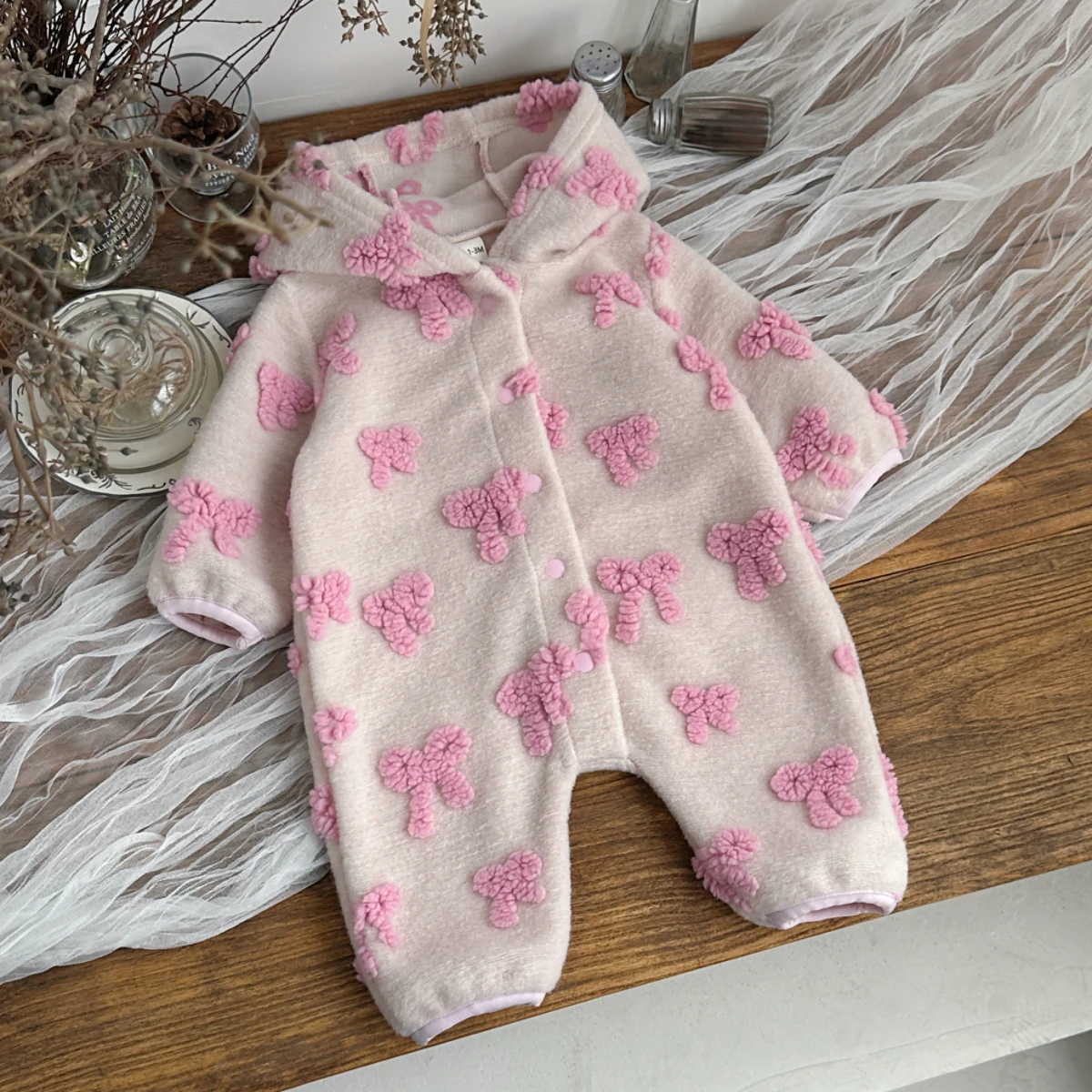 Baby meisjes romper met capuch - Newborn Baby Girl Romper Floral recensie en prijs