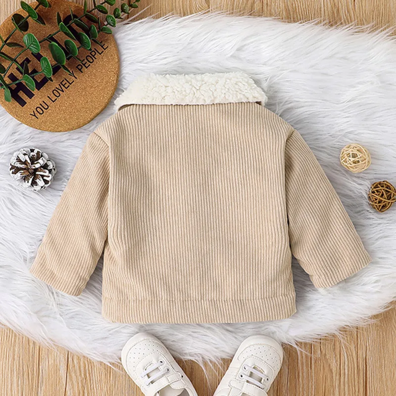 Baby Corduroy Fleece gevoerde  - Toddler Boy Winter Fleece Jacket recensie en prijs