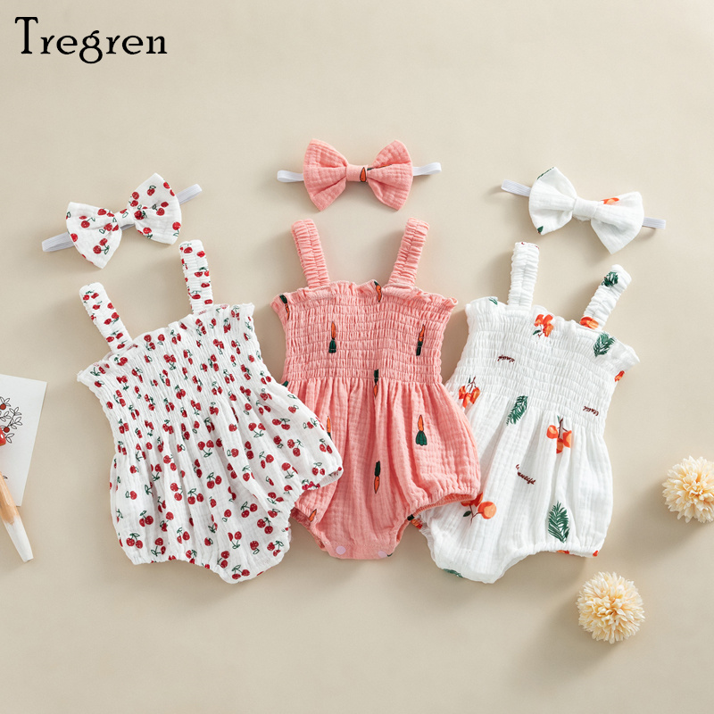 Tregren Baby Meisjes Rompertje - Baby Summer Linen Sleeveless Jumpsuit recensie en prijs