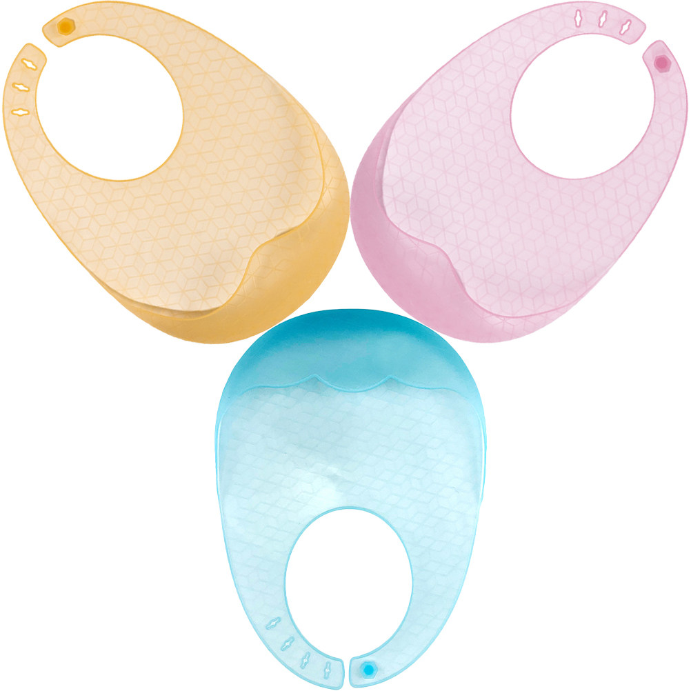 3 siliconen slabben voor baby' - Waterproof Baby Bibs Silicone recensie en prijs