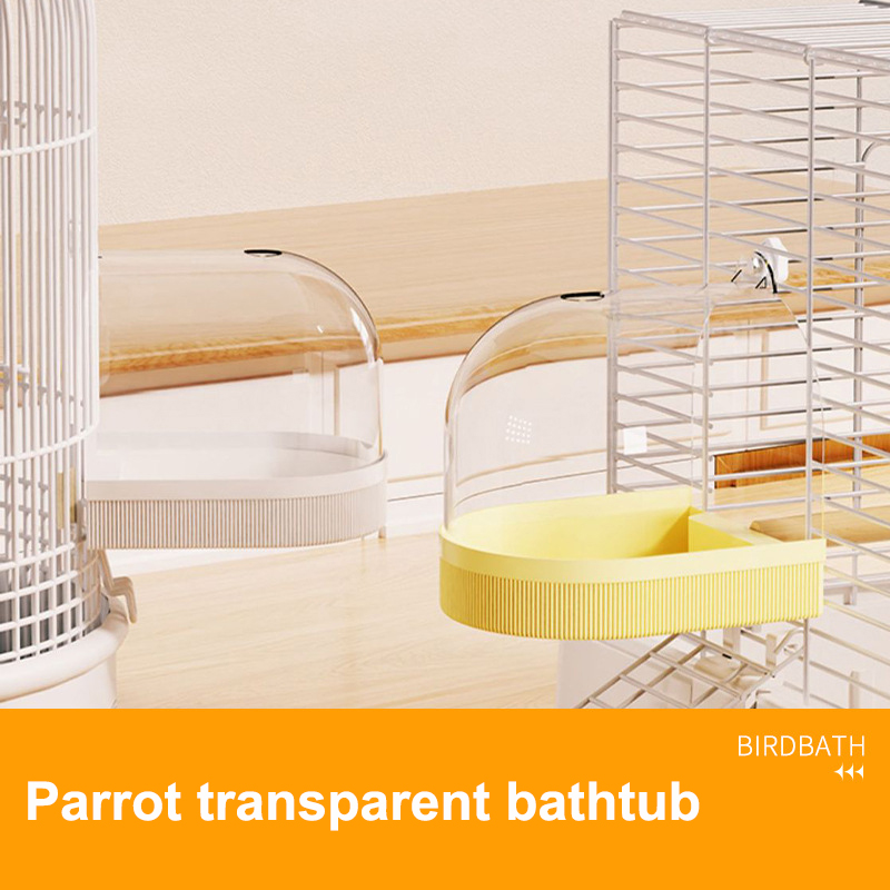Transparant badje voor papegaa - Feeding recensie en prijs
